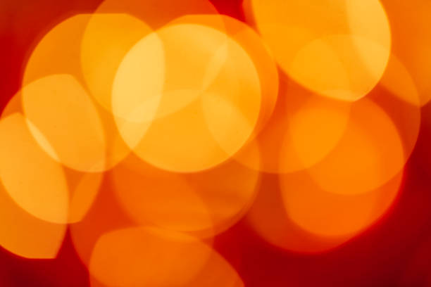 istock efocused Red and orange holiday bokeh. 1457923212