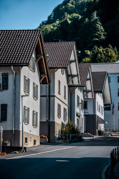 istock Uphill Street In Vaduz, Lichtenstein 1457926587