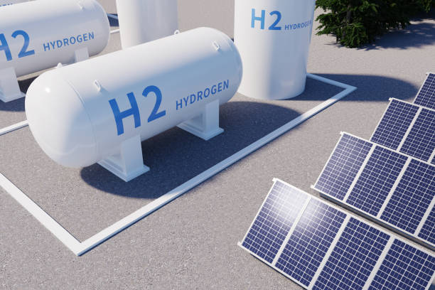 istock H2O solar power station. Renewable energy concept. 3D rendering 1457929848