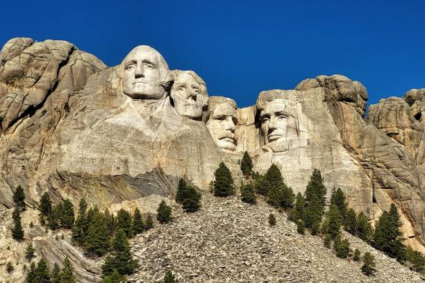 mount rushmore - theodore roosevelt imagens e fotografias de stock