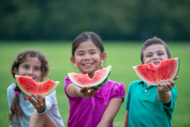 istock Children Eating Watermelon 1457934955