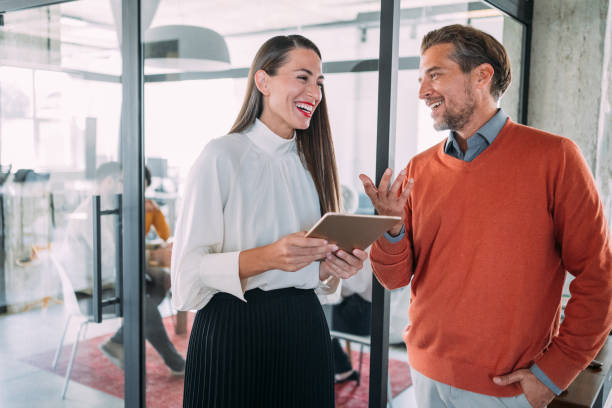 istock Business people in the office. 1457948598