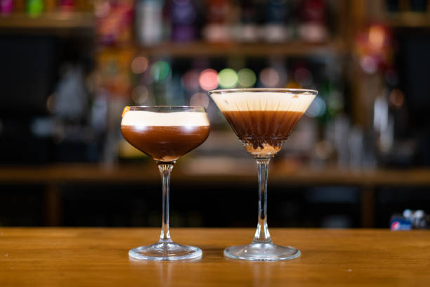 istock Fresh Cocktail Drinks made on a bar in a high street pub or restaurant 1457951062
