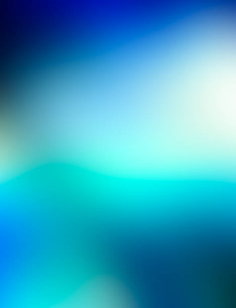 Blurred abstract gradient blue cyan color transition colourful frosted glass effect blur background