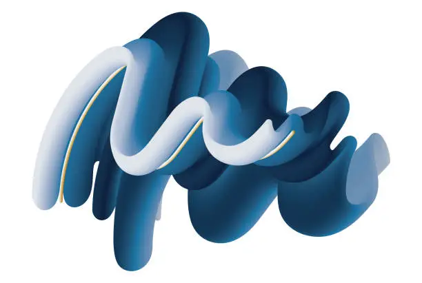 Vector illustration of Abstract wave