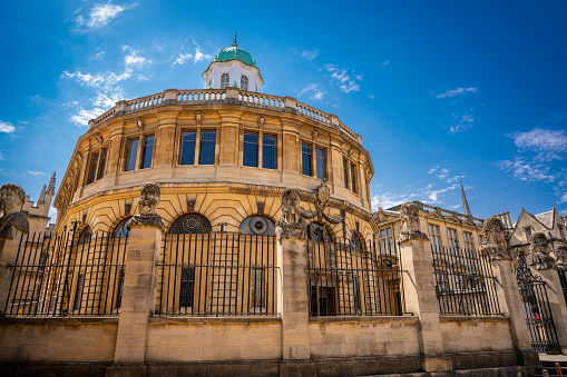 Oxford, The Sheldonian Theatre in University of Oxford, in Oxfordshire England UK