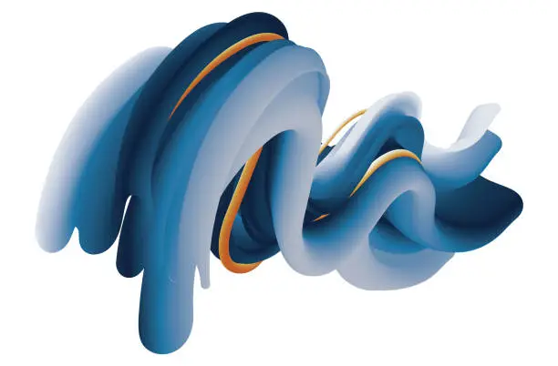 Vector illustration of Abstract fusion wave