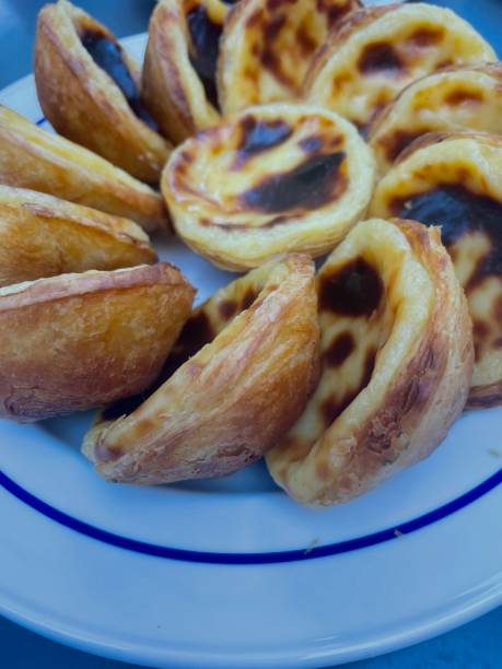 istock Typical Portuguese custard pies - 