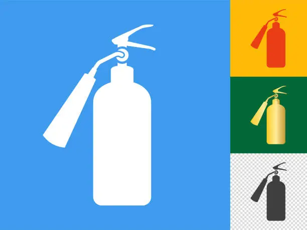 Vector illustration of Fire extinguisher icon.