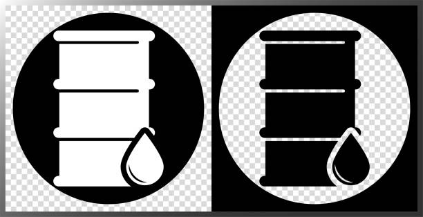 ilustrações, clipart, desenhos animados e ícones de ícone do barril de petróleo. - bomba petrolífera