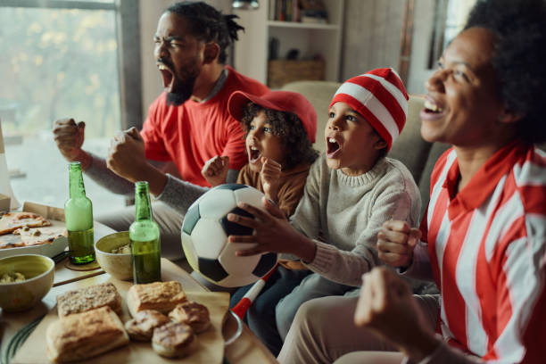 istock Yay, they've scored! 1457985139