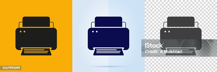 istock The printer icon is set. 1457991099