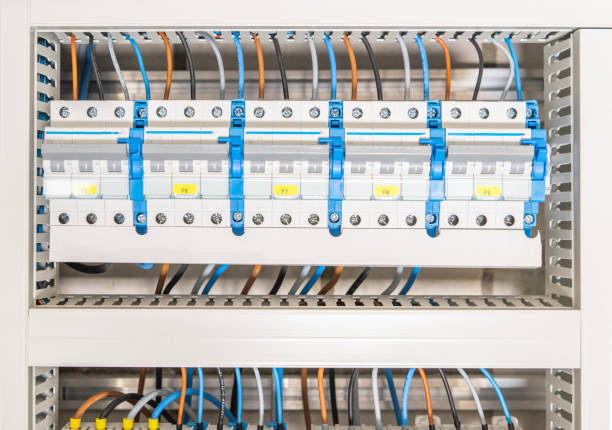 istock Newly Installed Residential Building Fuses Box 1458001420