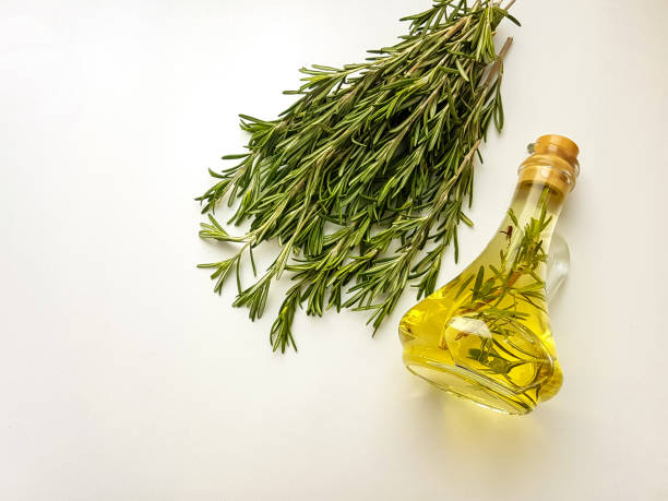 istock Isolated fresh rosemary on a white background. 1458002567