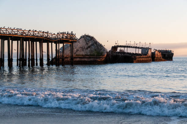 istock Shipwreck near the Californian coast 1458005652