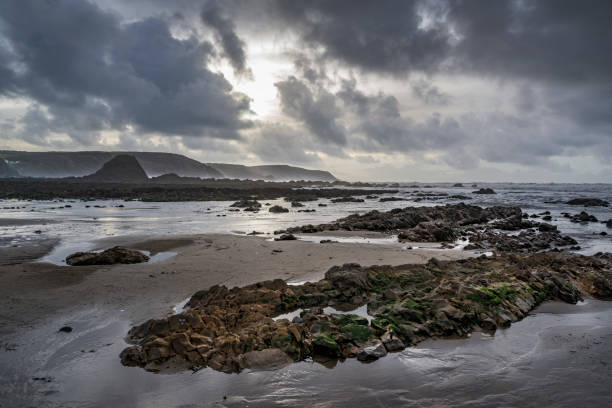 istock Stormy weather at Widemouth Bay 1458009079