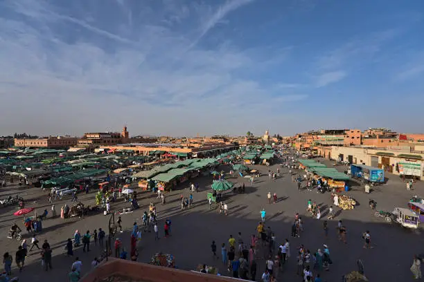 Photo of Jamaa el Fna Square in Marrakesh, Marocco