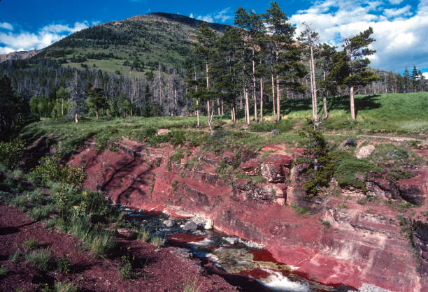 Waterton Lakes NP - Red Rock Canyon - 1989