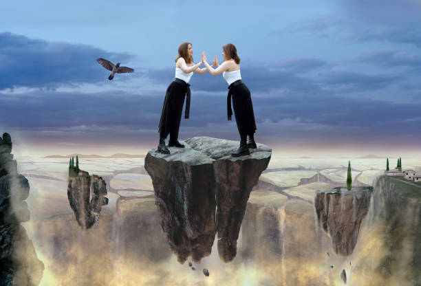 istock Lean on yourself even when the world is falling apart 1458022934