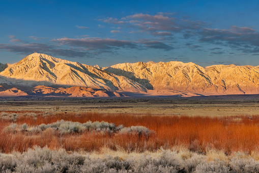 Sunset on the Patagonian Steppe, between El Calafate, Argentina and Puerto Natales, Chile