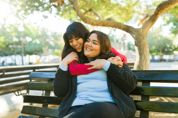 istock Cheerful best friends with a beautiful friendship 1458035887