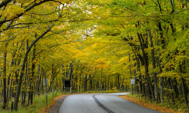 Fall Color in Door County, Wisconsin, USA