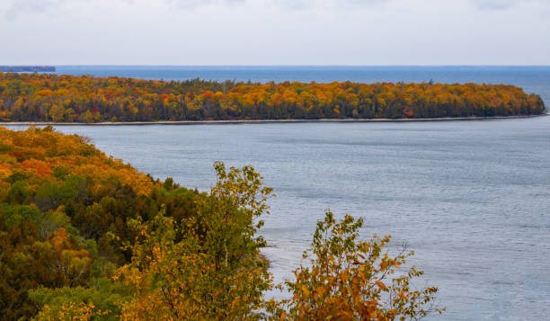 Fall Color in Door County, Wisconsin, USA