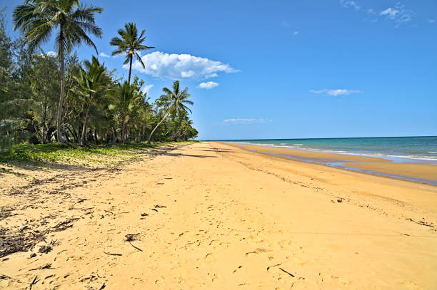 Trinity Beach on the East coast of Australia with seaview