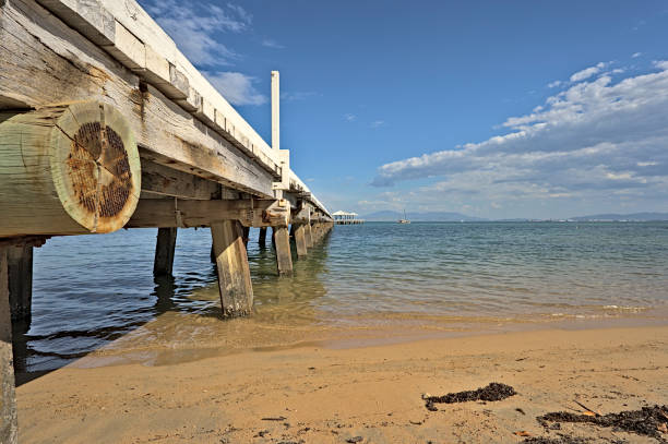 istock Picnic Bay Jetty on Magnetic Island with seaview 1458055034