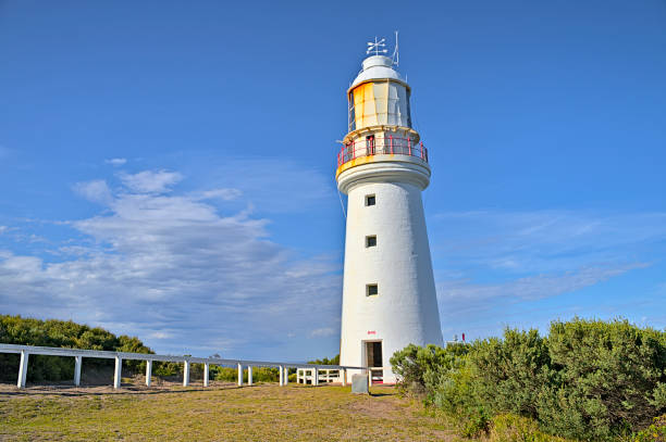 istock Cape Otway Lighthouse with the sea behind 1458058059