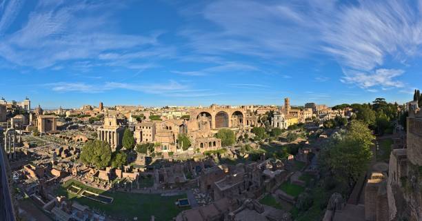 istock The Forum Romanum photographed from a viewing platform 1458064039