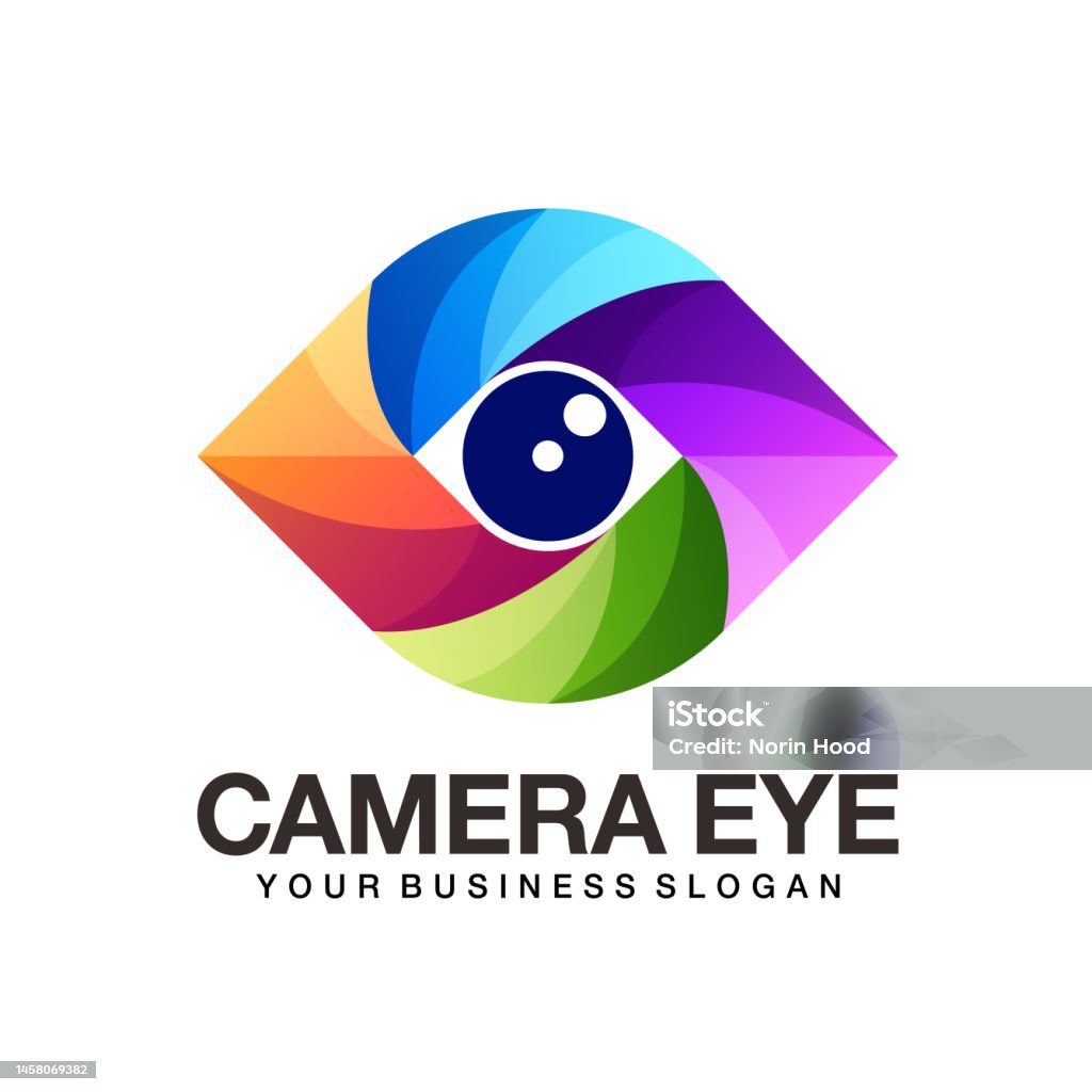 Gradient Camera Vector Gradient Camera Eye Vector Design Template Stock Illustration ...