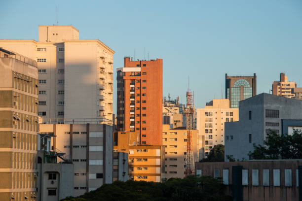 buildings in the center of Sao Paulo in Brazil. buildings in the center of Sao Paulo. in the center stock pictures, royalty-free photos & images