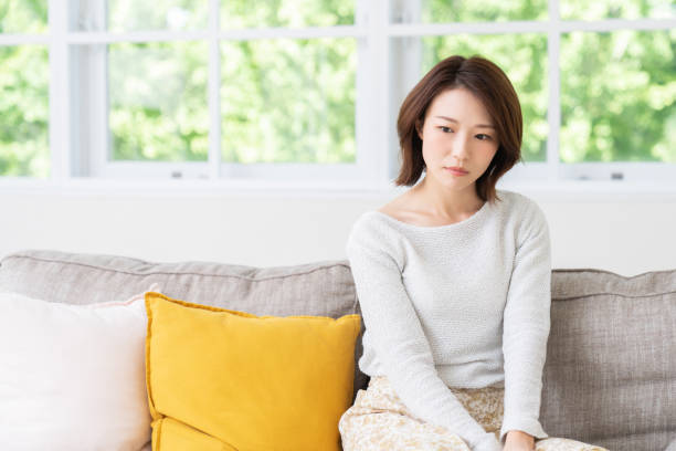 istock attractive asian woman , think 1458081016