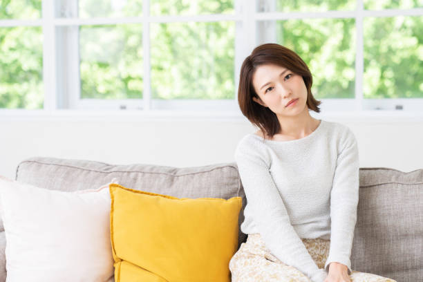 istock attractive asian woman , think 1458081206