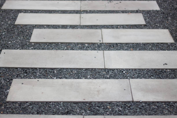 istock Path of plated stones in home garden 1458098874