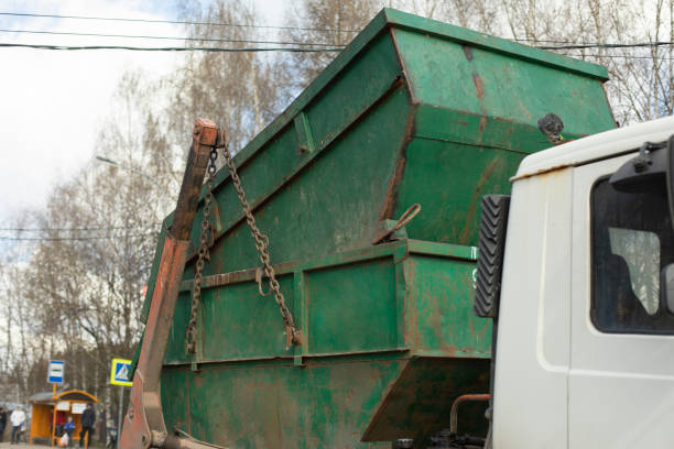 istock Transportation of container. Garbage truck. 1458110761
