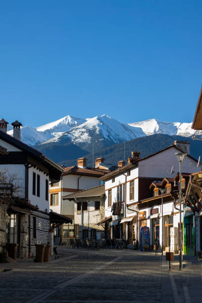 istock Winter ski resort Bansko, Bulgaria 1458112226