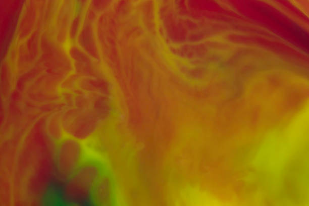 istock Blurred image of abstract multi color acrylic ink 1458118156