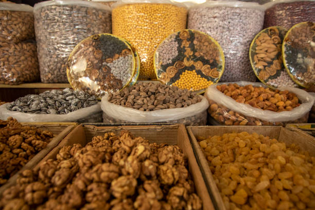 istock The apricot kernels in the sacks. 1458121538
