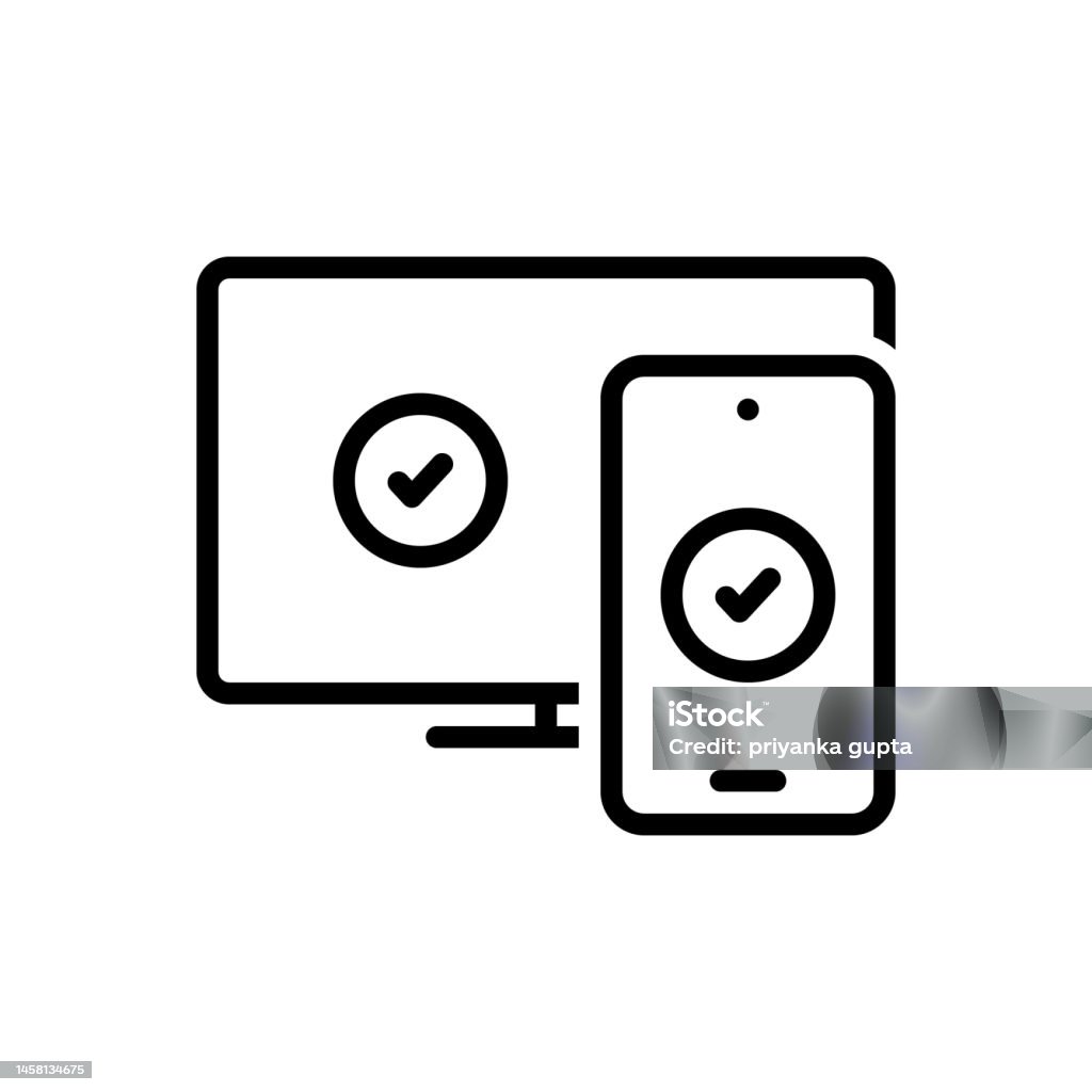 Affix Vector Connected Coalescent Stock Illustration - Download Image Now - Computer ...