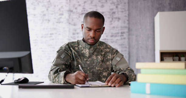 istock Military Student Education. Army Soldier Veteran 1458139594