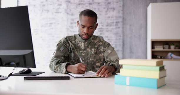 istock Military Student Education. Army Soldier Veteran 1458139599