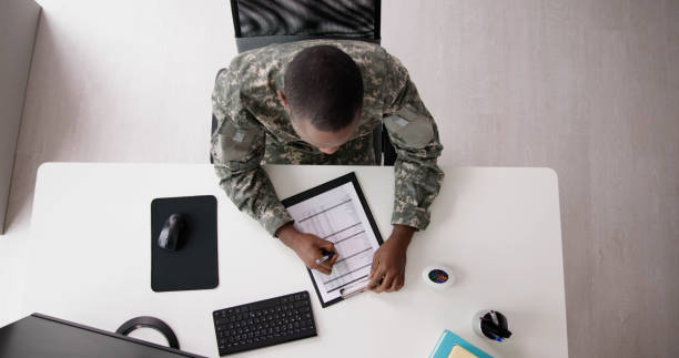 istock Military Student Education. Army Soldier Veteran 1458139613
