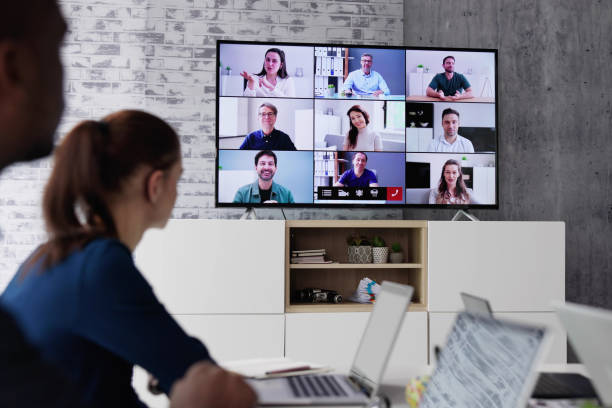 istock Business Video Conference Online Meeting 1458139663