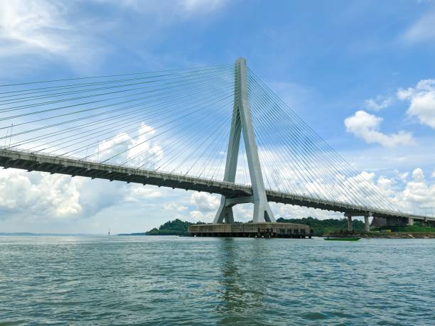 istock photography, bridge, long bridge, Kalimantan 1458142219
