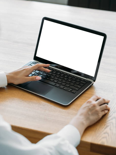 istock online courses studying woman computer mockup 1458148553