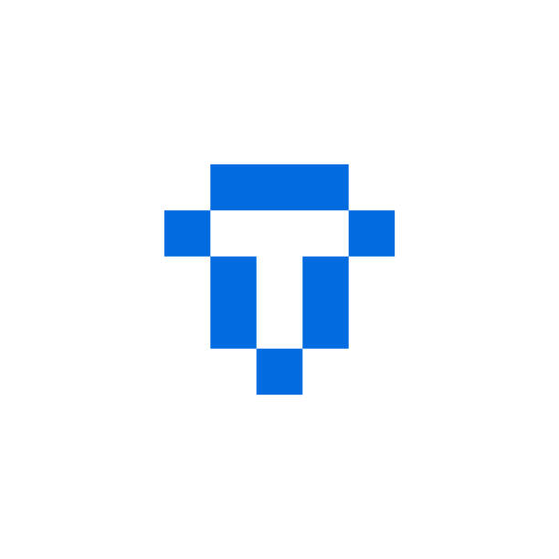 písmeno t ikona ikony designu prvky šablony vektor eps - písmeno t stock ilustrace