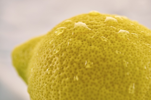 close up of fresh lemon fruit full of vitamin c
