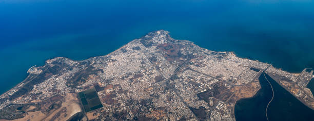 istock Aerial view of Tunisia 1458151699